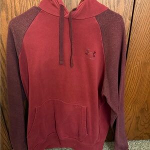 Under Armour Men's Burgundy and Maroon Hoodie